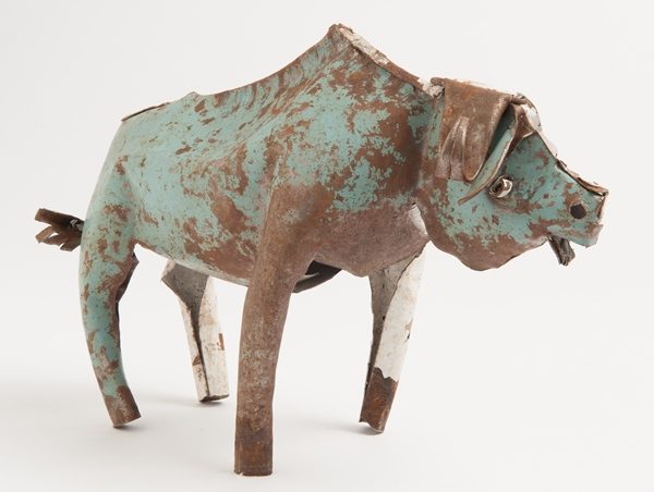 animal en métal recupéré - animal in recycled metal | mahatsara