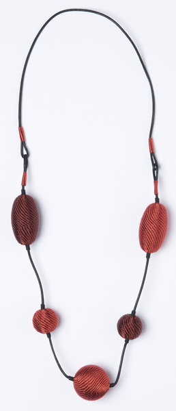 collier en fil de cuivre tressé - hand woven copper wire necklace | mahatsara
